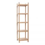 Etajeră din lemn de stejar 45x180 cm Mason – Hübsch