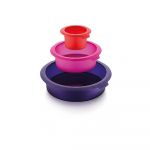 Set 3 forme din silicon pentru tort cu 3 etaje Lékué