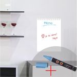 Autocolant tip tablă cu cretă lichidă Fanastick Notepaper