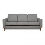 Canapea gri deschis 217 cm Focus – Scandic
