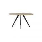 Masă de dining în culoare naturală rotundă ø 140 cm Magnifera – Light & Living