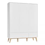 Dulap pentru copii Pinio Swing, 148 x 200 cm, alb