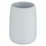 Suport din ceramică pentru periuțe de dinți Wenko Barinas, alb