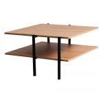 Măsuță de cafea cu aspect de stejar 80x85 cm Rave - CustomForm