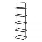 Suport înalt pentru pantofi YAMAZAKI Tower Shoe Rack, negru