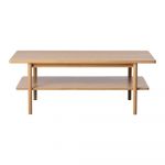 Măsuță de cafea cu blat cu aspect de lemn de stejar 45x60 cm Ponza – Unique Furniture