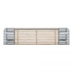 Tăblie de pat gri deschis/în culoare naturală din lemn masiv de pin 240x62 cm Dimas – Marckeric