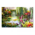Reproducere tablou pe pânză Impressionist Garden, 70 x 45 cm