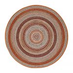 Covor adecvat interior/ exterior Universal Verdi, ⌀ 120 cm, portocaliu