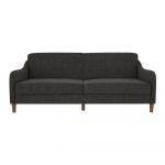 Canapea extensibilă gri închis 196 cm Jasper - Støraa