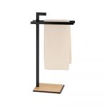 Suport pentru prosoape Kela Oak, negru