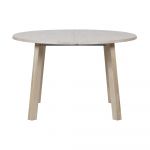 Masă dining extensibilă WOOOD Lange, ⌀ 120 cm