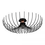 Plafonieră Opviq lights Aspendos, ø 56 cm, negru
