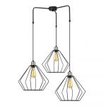 Lustră metalică Opviq lights Fedros, negru
