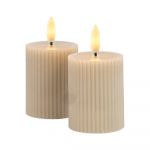 Decorațiuni luminoase gri 2 buc. Smilla – Sirius