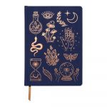 Agendă nedadată 200 pagini A4 Mystic Icons – DesignWorks Ink
