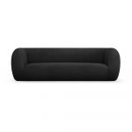 Canapea gri închis cu tapițerie din stofă bouclé 230 cm Essen – Cosmopolitan Design