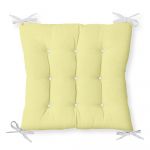 Pernă pentru scaun cu amestec de bumbac Minimalist Cushion Covers Lime, 40 x 40 cm