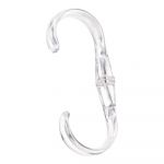 Cârlig transparent pentru șifoniere iDesign The Home Edit, 19,1 x 5,7 x 2,5 cm
