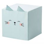 Puf de copii verde Rainbow Kitty - Yellow Tipi
