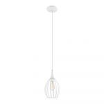 Lustră albă ø 17,5 cm Vincent – LAMKUR