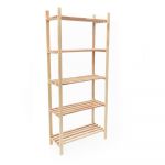 Etajeră în culoare naturală din lemn masiv de pin 80x170 cm – Bonami Essentials