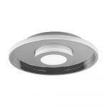 Plafonieră argintiu-lucios LED din metal ø 40 cm Ascari – Trio