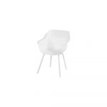 Scaune de grădină albe 2 buc. din plastic Sophie Element – Hartman