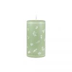 Lumânare Unipar Fleur, durată ardere 87 h, verde