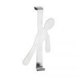 Cârlig suspendat pentru ușă Wenko Hook Boy Light, argintiu