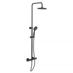Set de duș negru din oțel inoxidabil 120 cm Young – Wenko