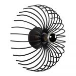 Aplică Opviq lights Aspendos, ø 36 cm, negru