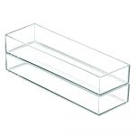Organizator stivuibil iDesign Clarity, 30,5 x 10 cm