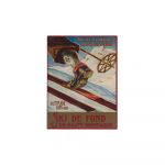 Semn din metal 25x33 cm Ski de Fond – Antic Line