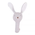 Jucărie zornăitoare gri Rabbit – Malomi Kids