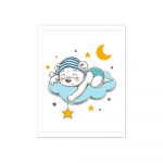Tablou pentru copii 24x29 cm Teddy – Wallity