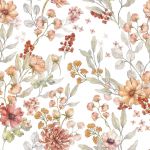 Tapet din material nețesut 100 cm x 280 cm Autumn Meadow – Dekornik