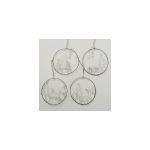 Set 4 decorațiuni de Crăciun Boltze Gerda