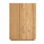 Șifonier cu aspect de lemn de stejar 90x126 cm Rayana – Marckeric