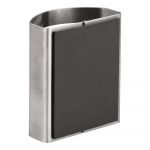 Suport magnetic din metal pentru creioane iDesign Forma, 5,5 x 10 cm