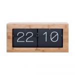 Ceas Karlsson Flip, 37 x 17,5 cm, decor lemn