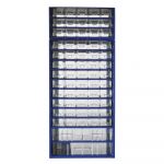 Etajeră de depozitare albastră din metal 31x70,5 cm – Mars