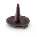 Set 6 forme din silicon pentru covrigi / colaci Lékué, maro