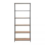 Bibliotecă în decor de stejar sălbatic Actona Seaford, 77 x 185 cm