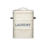 Cutie metalică pentru detergent pudră Kitchen Craft Living Nostalgia, crem