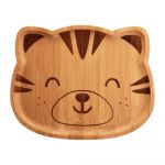 Farfurie din bambus pentru copii Sass & Belle Farmyard Friends Tiger