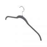 Set 4 umerașe Domopak Velvet Hangers, gri