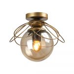 Plafonieră aurie Alaca – Squid Lighting