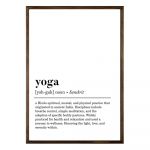 Poster 50x70 cm Yoga – Wallity