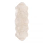 Blană de oaie artificială Tiseco Home Studio Lambskin, 60 x 180 cm, alb